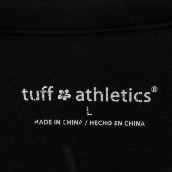 Tuff Athletics Track Jacket Womens Black Full Zip Running Stretch Soft Large L - Picture 6 of 9